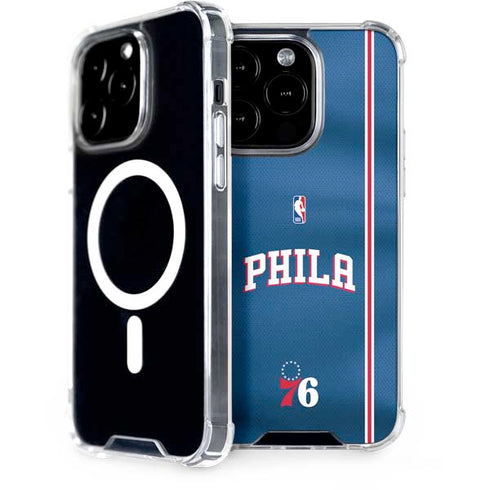 NBA Philadelphia 76ers Jersey iPhone 15 Pro MagSafe Case